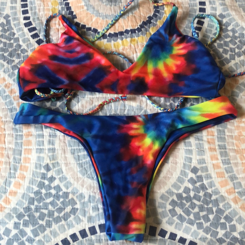 Tie dye thing bikini